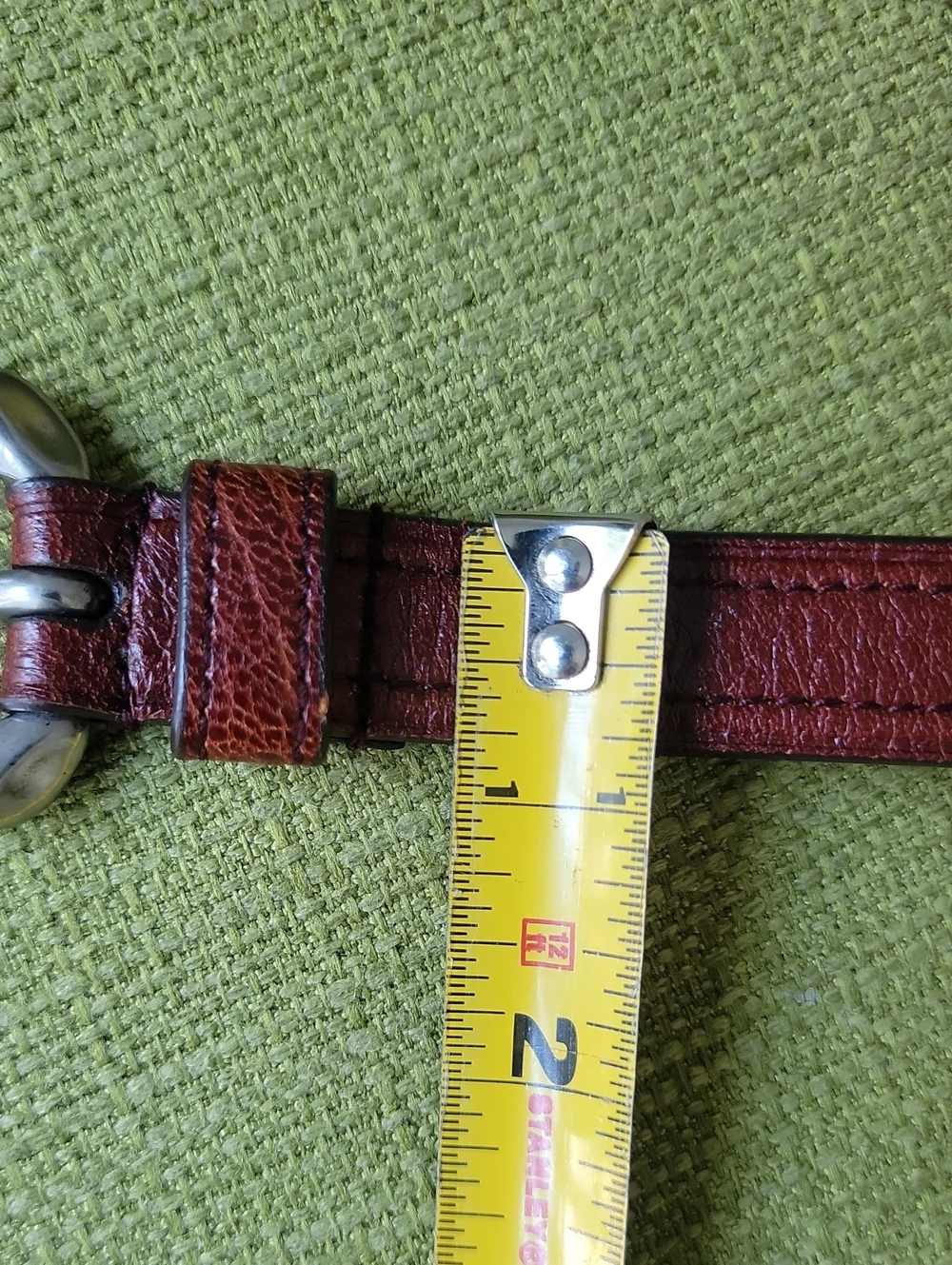 Prada Vintage Women's Leather Belts Silver Buckle